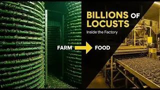 How Billions of Locusts Are Farmed Harvested & Eaten Every Year 🦗 Inside Locust Processing Factories