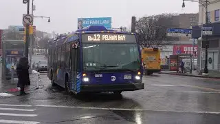 (Gun Hill Loaner) Queens Village 2022 NovaBus LFS Conehead on the Bx12