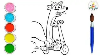 How to Draw Swiper | Fox | Dora the Explorer | Swiper, No Swiping! | Easy Coloring Picture 😊