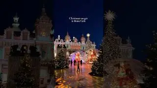 Monte-Carlo Christmas Lights & Decorations 2024 | Festive Elegance in Monaco #montecarlo #monaco