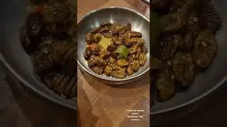 trying Beondegi (silk worms) in Korea!