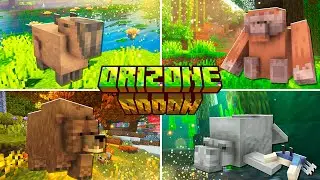 MEU MINECRAFT AGORA TEM URSOS, CAPIVARAS E MUITO MAIS!