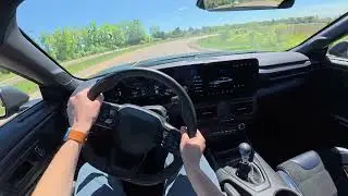 2024 Ford Mustang Dark Horse 6 Speed Manual Solo Highway Driving