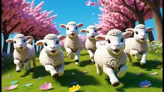 Lambs Play Hide and Seek in the Field | Fun Lamb Song | Animal Hide and Seek Rhyme for Toddlers
