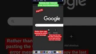 Googling Tricks For Programmers | Part 25 #tech #programming #code