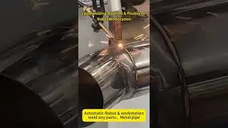 Automatic robot laser welding machine ,with workstation ,can weld any parts