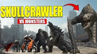 Skullcrawler vs Giant monsters | 3D Monster Size Comparison