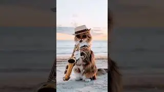 cat Shape of You (Saxophone Instrumental) #catai #kucingai #virtualcats #aiandcats #aicats #aiinpets