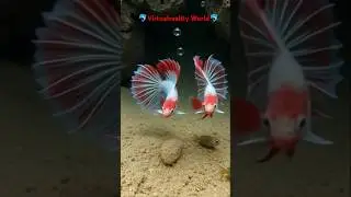 The Surprising Evolution of Betta Fish Fighting😱#Shorts #Viral #shorts #BettaBlissWorld #3DFish