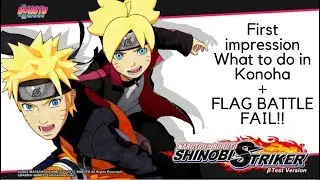 Naruto to Boruto Shinobi Striker PS4 - FIRST IMPRESSION!!