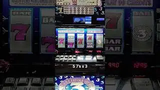 ALL 7's x 3 first time for everything. #slots #casino #gambling