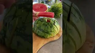 Wassermelone richtig aufschneiden - LifeHack