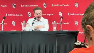 Postgame press conference with Rick Pitino, Oziyah Sellers and Dillon Mitchell