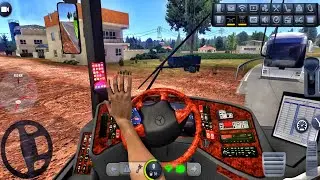 Bus Simulator Ultimate : Offroad Map Driving Realistic Game - Android Gameplay