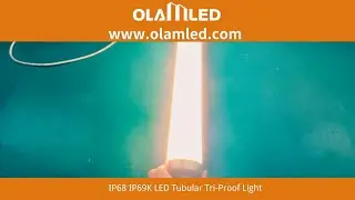 IP68 IP69K LED Tubular Tri Proof Light
