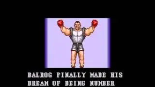 Super Street Fighter II: (SNES) Balrog's Ending