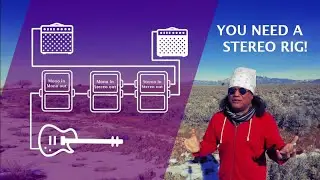 You need a stereo guitar rig!