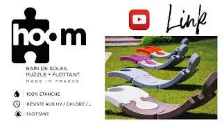 Bain de soleil puzzle flottant Hoom 100% made in France