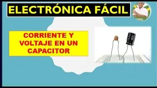 Corriente alterna. Respuesta de un capacitor a una se&ntilde;al de entrada triangular y otra rectangular.