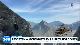 Rescatan a monta&ntilde;ista de la Ruta Horcones en Nuevo Le&oacute;n | Noticias con Francisco Zea