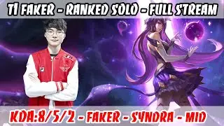 [8/5/2]-[Double Kill]-Faker Hide on bush Syndra VS Zoe