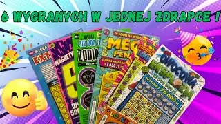 ZDRAPKI LOTTO🍀AŻ 6 WYGRANYCH W JEDNEJ ZDRAPCE! 😃💪💸 #zdrapki #wygrana #scratchtickets #scratch #lotto