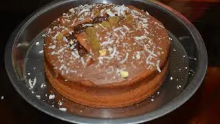 Birthday cake in lockdown special ( yaami 7th birthday cake ) without maida, cream,  egg, microwaves