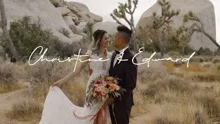 Intimate National Park Elopement | Dome in the Desert Joshua Tree | Christine & Edward
