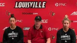 LAX: Coach Teeter, Chad, Scanlan Mercer Postgame Interview