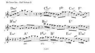 Charlie Parker on Half Nelson II - August 14, 1947