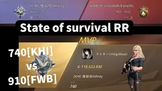 ステサバオアシスバトル KHIvsFWB 敗色濃厚からの焼き勝ち！stateofsurvival RR20260111