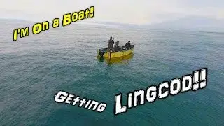 Fishing on a Boat for Lingcod and Rockfish with Drone Footage!