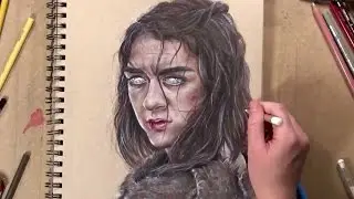 Drawing Arya Stark - Game Of Thrones