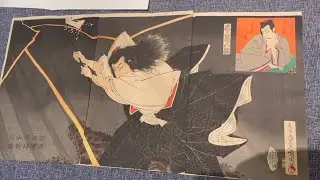 A New Japanese Triptych | Discovering Kunichika with My Grandchildren #arthistory 