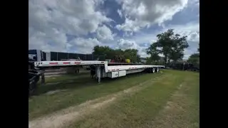 2023 Wabash 53ft Drop Deck Trailer - All Aluminum, Aluminum Floor, Rear Sliding Axle, Air Ride