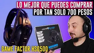 LOS MEJORES Audifonos Gamer BARATOS 🔥 Por menos de 700 PESOS 🔥 Gaming Headset GAME FACTOR HSG500