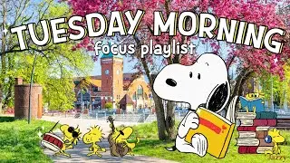 Tuesday Focus with Snoopy 🌞🌷| Positive Morning Jazz to Boost Your Mood by Jazzy