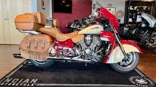 2017 Indian Motorcycle Roadmaster Classic Indian Red over Ivory Cream