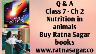 Q & A- Class 7- Ch 2- Nutrition in animals - Living Science/ Ratna Sagar Publication