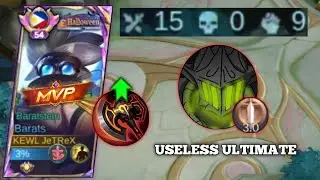 ARGUS REACT TO MY BARATS NO DEATH USING WAR AXE | BEST COUNTER BUILD FOR ARGUS | MLBB🦖