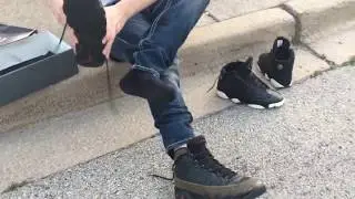 JORDAN 9 OLIVE SOLE SMASH