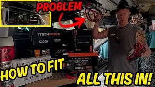 HOW TO DIY CANOPY 4X4 INSTALL ITECHWORLD LITHIUM BATTERY KIT, 3000w Inverter, DCDC & AC, CONTROL HUB