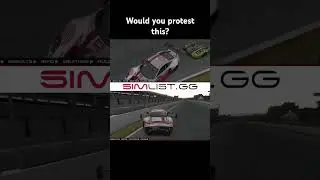 This is what he did to me after a clean race in 2nd position. #iracing #GT3 #simracing #montreal