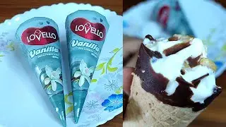 Lovello Vanilla Cone Ice-cream Openings