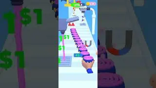 Bakery stack runner Level 9 All Level Gameplay #gameshorts #gameplay