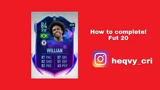 How to complete the Willian sbc's!Fut 20 pacybits