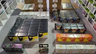 A super ETB Pokemon card restock today at 8-Bit Hall of Fame in Gulf Coast Town Center