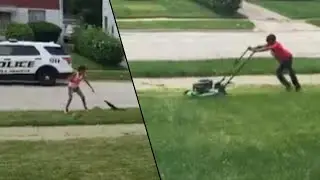 Ohio Community Helps Boy's Lawn Cutting Business After Cops Were Called on Him