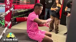 Открытая тренировка Субриэля Матиаса в спортзале Gleasons