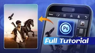 Professional Photo Editing in Photoshop Mobile//Ps Touch Mobile (Step By Step Tutorial)